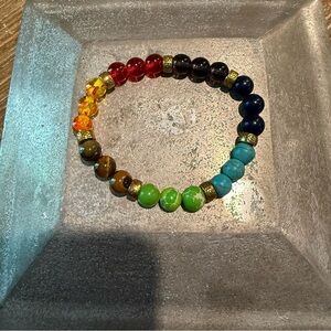 Chakra stretchy bracelet